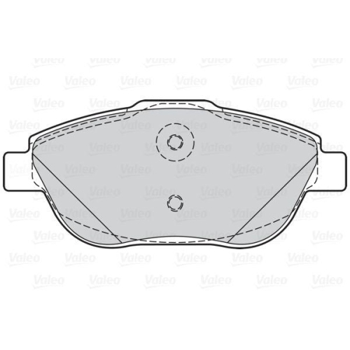 VALEO Bremsbelagsatz, Scheibenbremse FIRST 302148