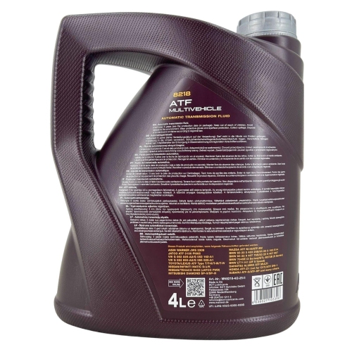 Automatikgetriebe&ouml;l Mannol ATF Multivehicle JWS 3309 4 Liter Kanister MN8218-4