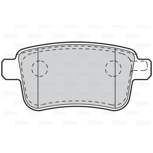 VALEO Bremsbelagsatz, Scheibenbremse FIRST 302216