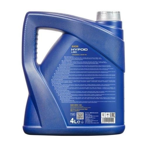 Getriebe&ouml;l Mannol Hypoid LSD 85W-140 GL-5 4 Liter Kanister MN8105-4