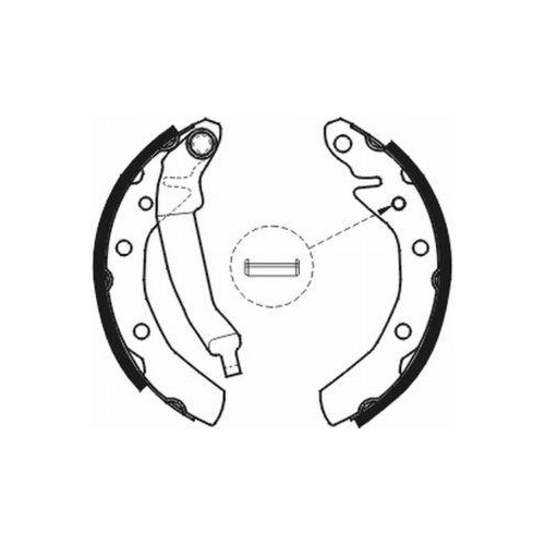 ABE Bremsbackensatz C00007ABE