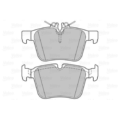 VALEO Bremsbelagsatz, Scheibenbremse 601489