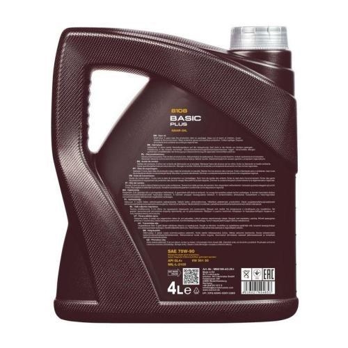 Getriebe&ouml;l Mannol Basic Plus 75W-90 GL-4+ - 4 Liter Kanister MN8108-4