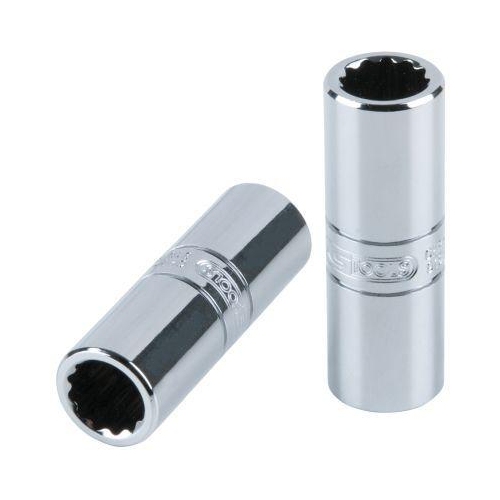 1/2 Zoll CHROMEplus Z&uuml;ndkerzen-Stecknuss, 14mm auf H&auml;nger KS TOOLS 918.1390-E