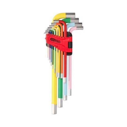 Innensechskant-Winkelstiftschl&uuml;ssel-Satz, extra lang, 14-tlg Zoll KS TOOLS