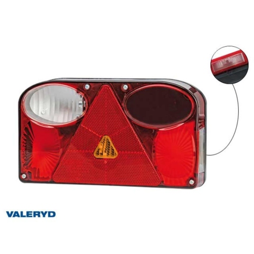 R&uuml;cklicht 238x138x55 rechts mit Reflektor R&uuml;ckfahrleuchte, Bajonett 5-pol.