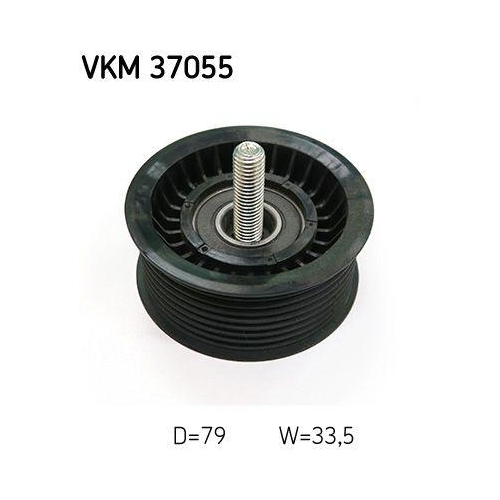 SKF Umlenk-/F&uuml;hrungsrolle, Keilrippenriemen VKM 37055