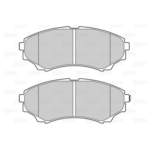 VALEO Bremsbelagsatz, Scheibenbremse 601555