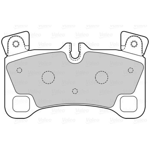 VALEO Bremsbelagsatz, Scheibenbremse 601560
