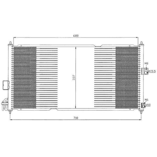 WAECO Kondensator, Klimaanlage 8880400274