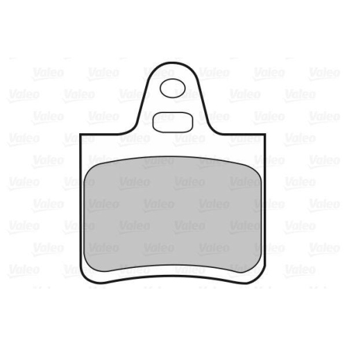 VALEO Bremsbelagsatz, Scheibenbremse 598148
