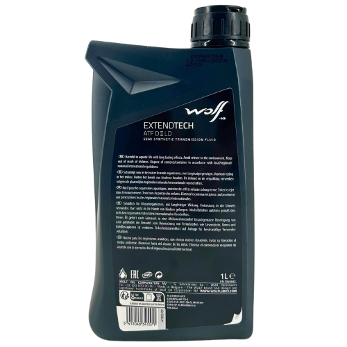 Getriebe&ouml;l Wolf ExtendTech ATF D II LD - 1 Liter Flasche 1049497
