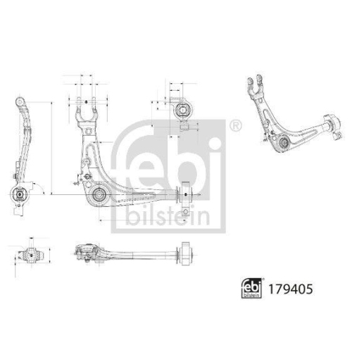 FEBI BILSTEIN Lenker, Radaufh&auml;ngung 179405