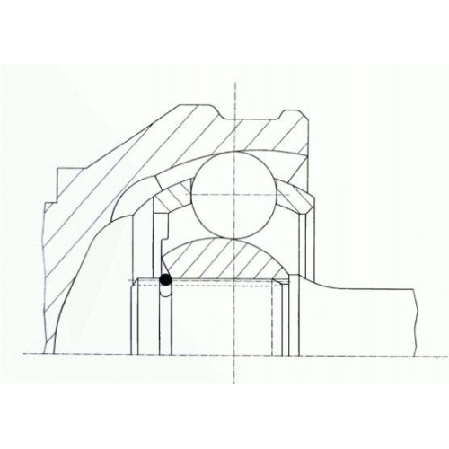 SPIDAN Gelenksatz, Antriebswelle GKN Automotive OE-Technologie 52&deg; - Beugewinkel GKNJ30037