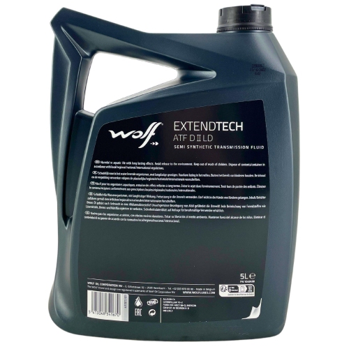 Getriebe&ouml;l Wolf ExtendTech ATF D II LD - 5 Liter Kanister 1049498