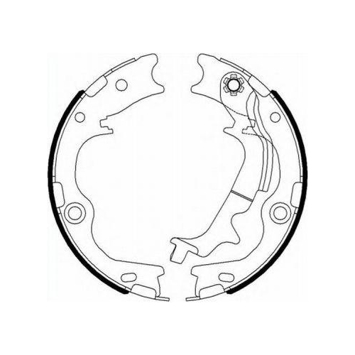 ABE Bremsbackensatz, Feststellbremse C00533ABE