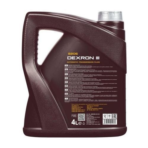 Automatikgetriebe&ouml;l Mannol Automatic Plus ATF Dexron III 4 Liter MN8206-4