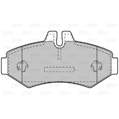 VALEO Bremsbelagsatz, Scheibenbremse 598300