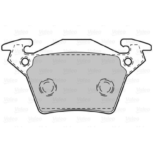 VALEO Bremsbelagsatz, Scheibenbremse 598301