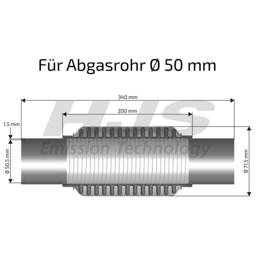 HJS Flexrohr, Abgasanlage SoftFlex