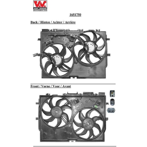 VAN WEZEL L&uuml;fter, Motork&uuml;hlung 1651750