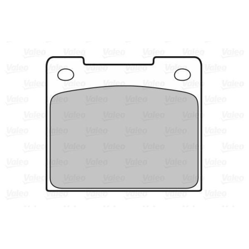 VALEO Bremsbelagsatz, Scheibenbremse 598338