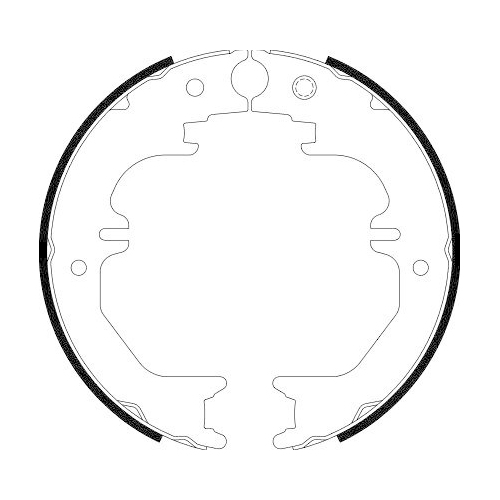 HELLA Bremsbackensatz, Feststellbremse 8DA 355 050-721