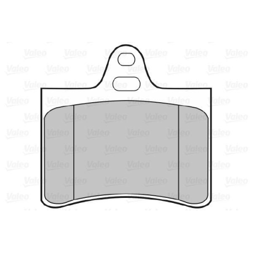 VALEO Bremsbelagsatz, Scheibenbremse 598418