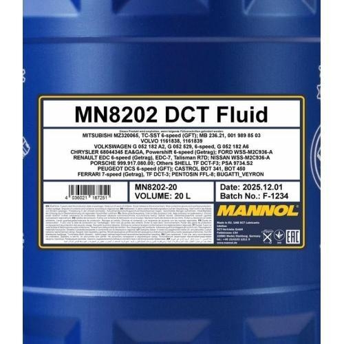 Getriebe&ouml;l Mannol DCT Fluid 20 Liter Kanister MN8202-20
