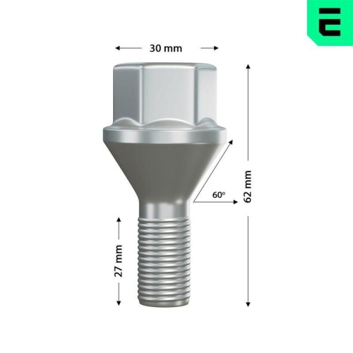 OPTIMAL Radschraube OP-UWB10018-20