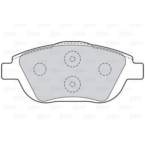 VALEO Bremsbelagsatz, Scheibenbremse FIRST 302218