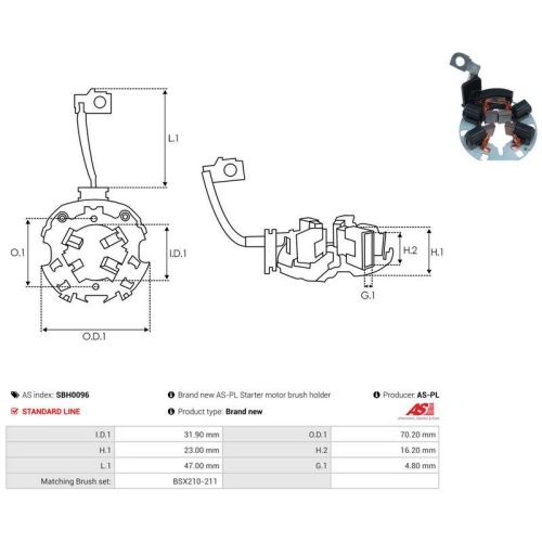 AS-PL Halter, Kohleb&uuml;rsten AS SBH0096