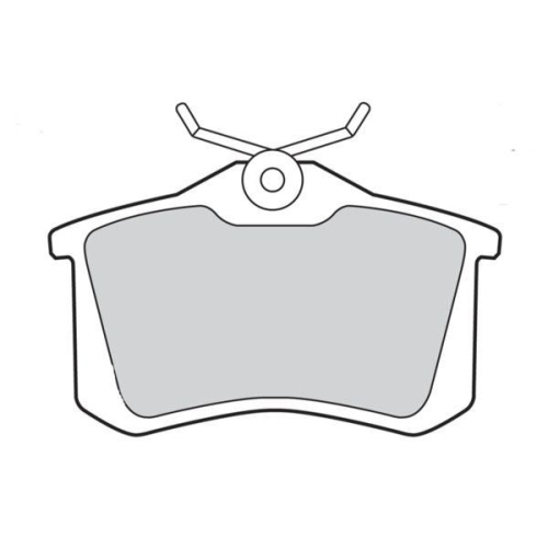 VALEO Bremsbelagsatz, Scheibenbremse 598463