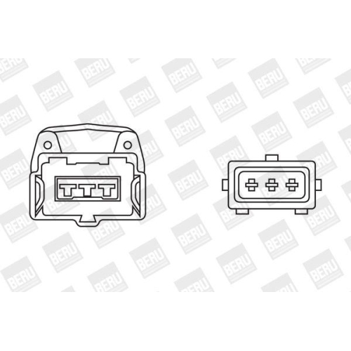 BorgWarner (BERU) Zündspule ZSE007