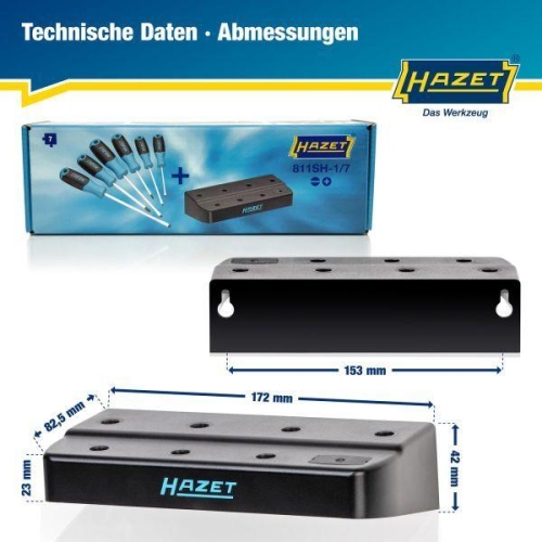 HAZET Schraubendrehersatz 811SH-1/7