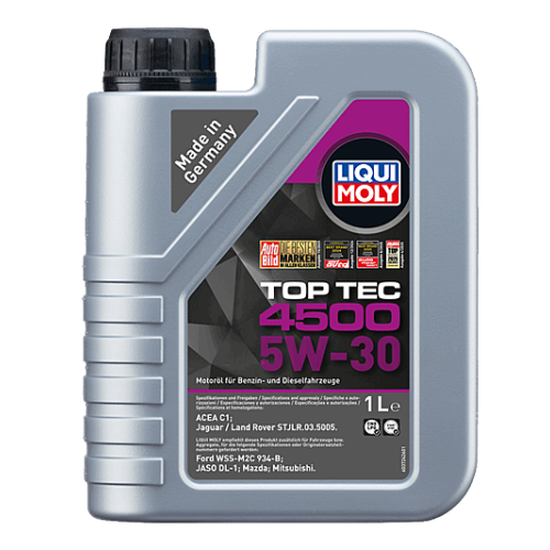 LIQUI MOLY Motor&ouml;l Top Tec 4500, 5W-30, 2-Liter - Art.Nr. 3729 - ACEA C1