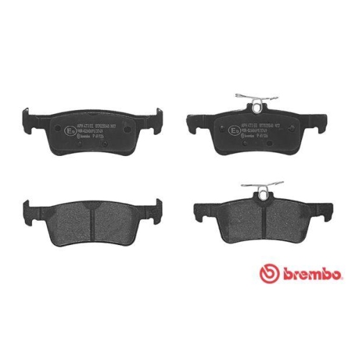 BREMBO Bremsbelagsatz, Scheibenbremse PRIME LINE P 61 126