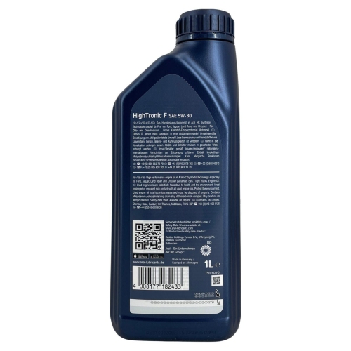 Motor&ouml;l Motoren&ouml;l Aral HighTronic F 5W-30 1 Liter Flasche 15F457