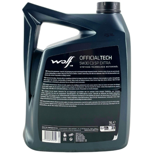 Motor&ouml;l Motoren&ouml;l Wolf OfficialTech 5W-30 C3 SP Extra 5 Liter Kanister 1051992