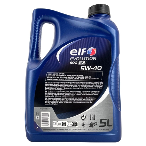 Motor&ouml;l Motoren&ouml;l Elf Evolution 900 SXR 5W-40 5 Liter Kanister 213913