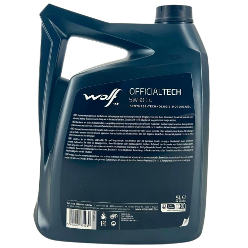 Motor&ouml;l Motoren&ouml;l Wolf OfficialTech 5W-30 C4 5 Liter Kanister 1051962