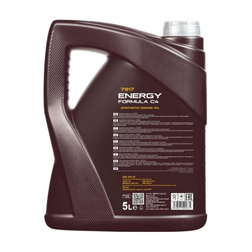 Motor&ouml;l Motoren&ouml;l Mannol Energy Formula C4 5W-30 5 Liter Kanister MN7917-5