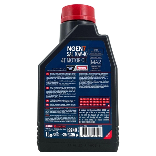 MOTUL Motor&ouml;l NGEN 7 10W-40 4T 111835