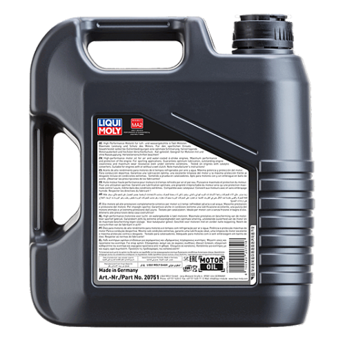 Liqui Moly 4T Motorbike Motor&ouml;l 20751 5W-40 Street 4Liter Motorrad&ouml;l HC-Synthese