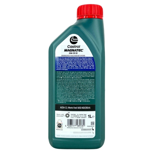 Motor&ouml;l Motoren&ouml;l Ford Castrol Magnatec 0W-30 D 1 Liter Flasche 15F60B