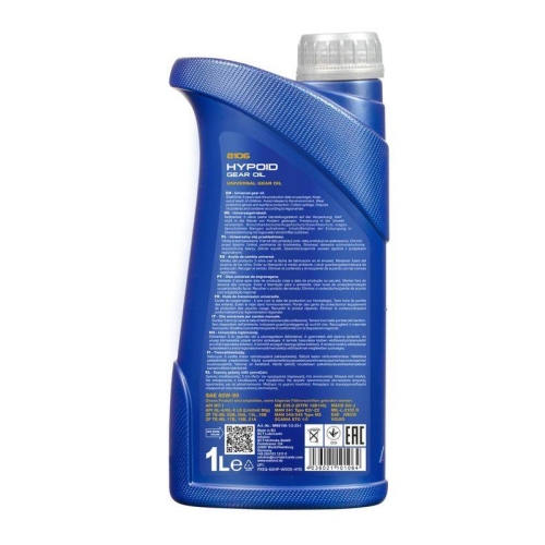 Mannol Hypoid Gear Oil Getriebe&ouml;l 80W-90 GL-4/GL-5 LS 1 Liter Flasche MN8106-1