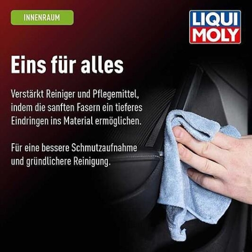 LIQUI MOLY Microfasertuch 1651 Reinigungstuch Autopflege Tuch