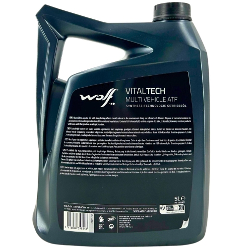 Getriebe&ouml;l Wolf Vitaltech Multi Vehicle ATF - 5 Liter Kanister 1051907