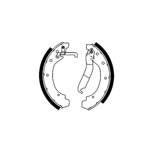 TEXTAR Bremsbackensatz 91028900