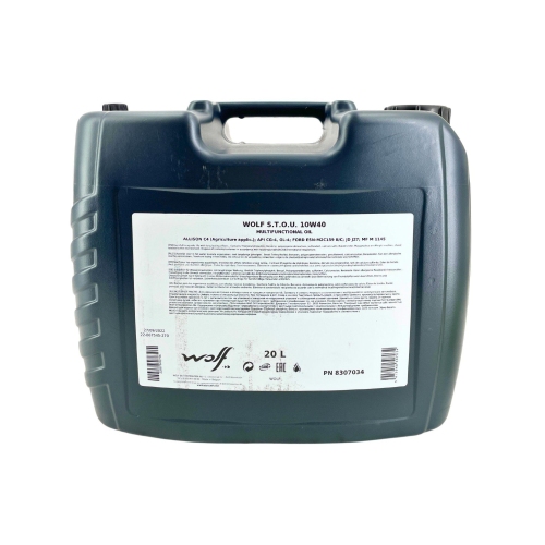 Motor&ouml;l Motoren&ouml;l Wolf STOU 10W-40 20 Liter Kanister 8307034